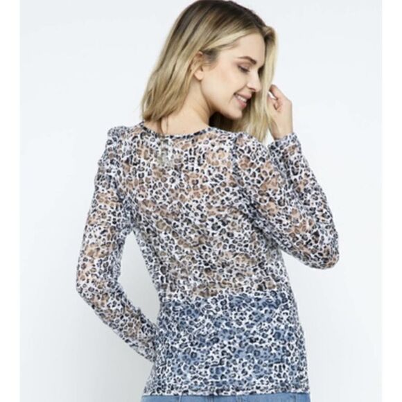 Vocal SHOULDER ANIMAL LACE Large NWT - Picture 3 of 4